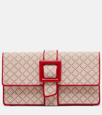 Maycap raffia-effect clutch | Manolo Blahnik