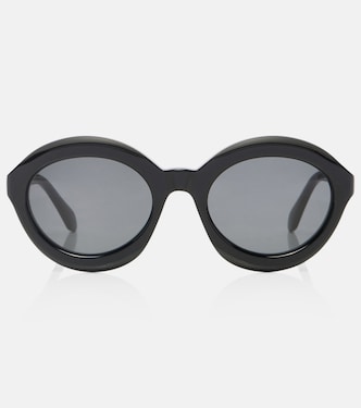 Lettering Logo round sunglasses | Alaïa