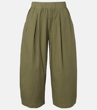 Weite Hose Sophia aus Baumwollpopeline | Velvet