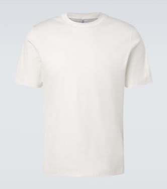 T-Shirt aus Baumwoll-Jersey | Brunello Cucinelli