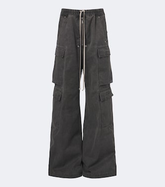 DRKSHDW Jumbo Belas cotton canvas cargo pants | Rick Owens