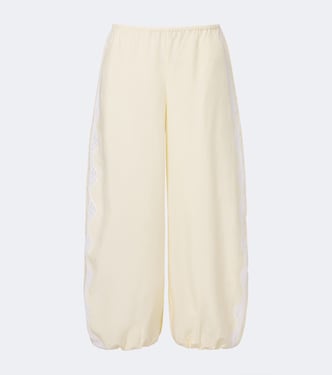Pantaloni balloon Tabitha con ricamo | Posse