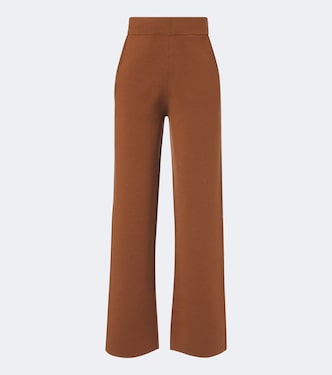 울 블렌드 와이드 팬츠 | Max Mara