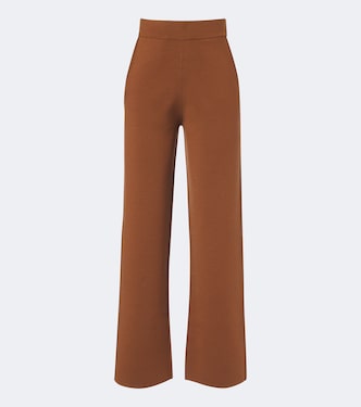 Wool-blend wide-leg pants | Max Mara