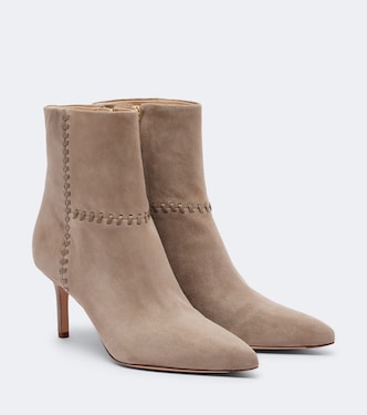 Ankle Boots Lisa aus Veloursleder | Veronica Beard