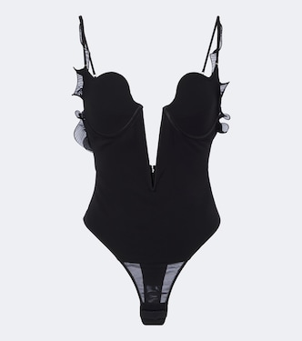 Ruffled silk bodysuit | Tom Ford