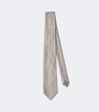 Corbata de jacquard de seda con paisley | Charvet