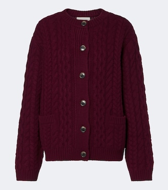 Cable-knit cashmere cardigan | Lisa Yang