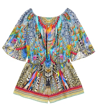 Printed cotton playsuit | Camilla Kids