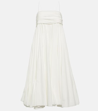 Robe midi Lally en coton | Khaite