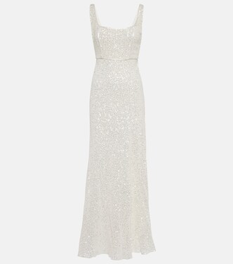 Bridal Maxikleid Megan mit Pailletten | Rixo