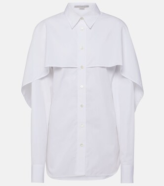 Caped cotton blouse | Stella McCartney