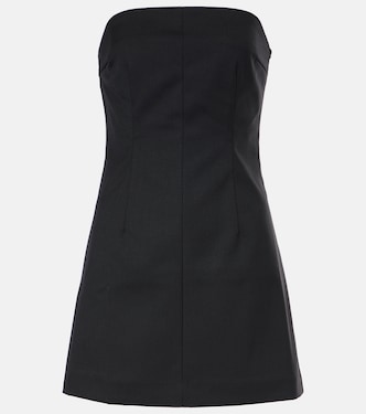 Chute strapless satin minidress | Entire Studios