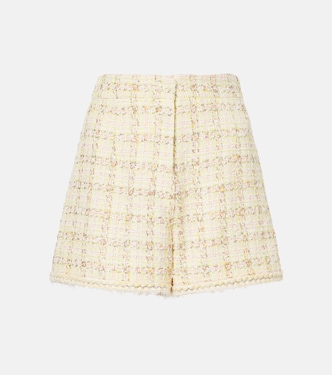 Checked cotton-blend shorts | Giambattista Valli