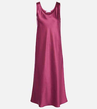 Banjo silk satin midi dress | Max Mara