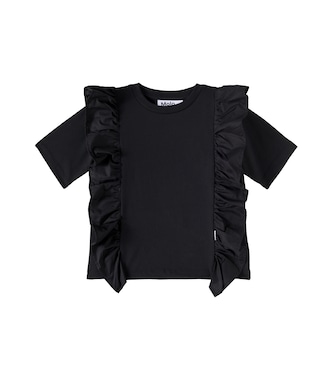 Riva ruffled cotton blouse | Molo