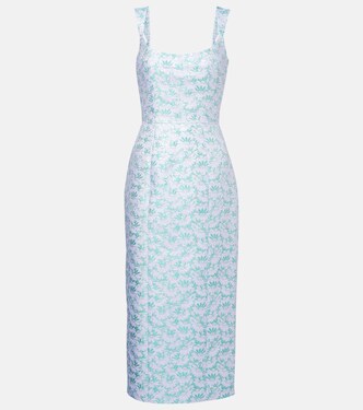 Robe midi Numa Daisy en brocart | Markarian