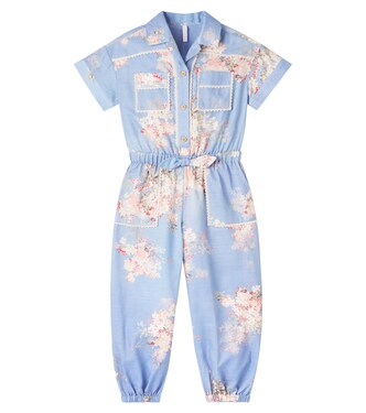 Cascadian floral cotton jumpsuit | Zimmermann Kids