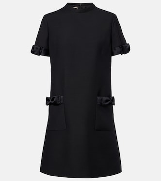 Minifalda de Crepe Couture con lazo | Valentino