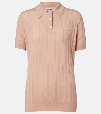 Cashmere polo sweater | Miu Miu