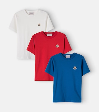 Set of 3 cotton jersey T-shirts | Moncler Enfant