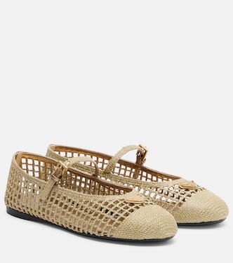 Ballerine Mary Jane in crochet | Prada