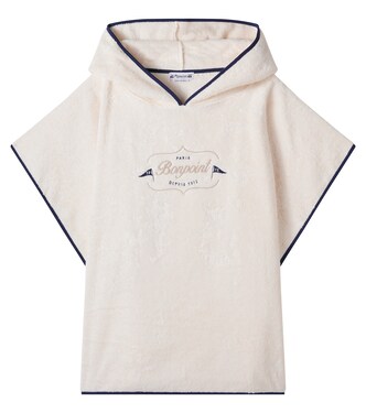 Ewen cotton fleece poncho | Bonpoint