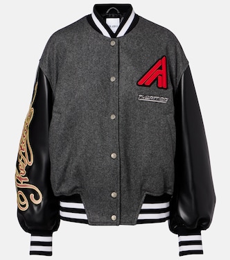Collegejacke aus einem Wollgemisch | The Attico