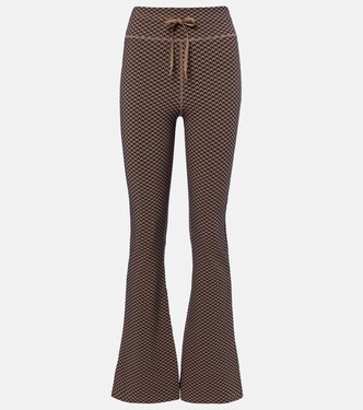 Houndstooth Florence flared pants | The Upside