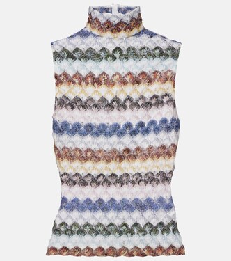 Knitted lamé tank top | Missoni