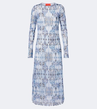 Vestido midi Slinky Swing estampado | La DoubleJ