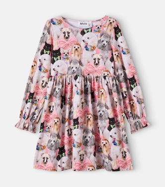 Camie printed cotton-blend dress | Molo