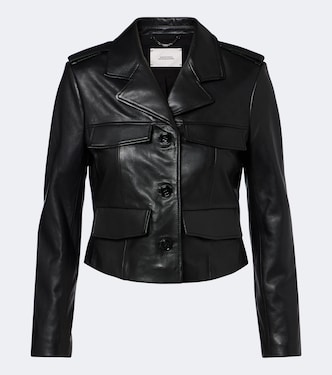 Cropped leather jacket | Dorothee Schumacher