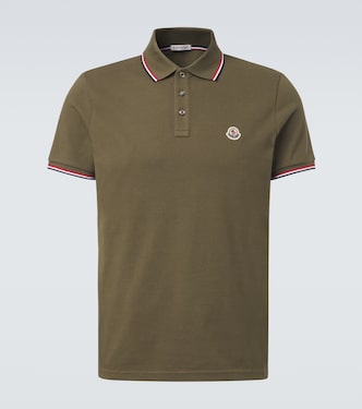 Logo cotton piqué polo shirt | Moncler