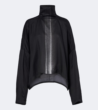 Jumbo printed cropped top  | Rick Owens
