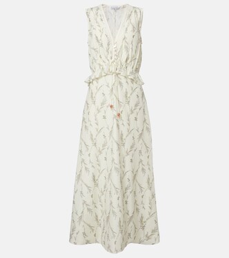 Ollian cotton and silk voile minidress | Veronica Beard