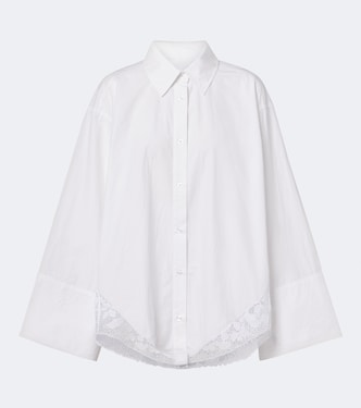 Embroidered cotton poplin shirt | Rotate