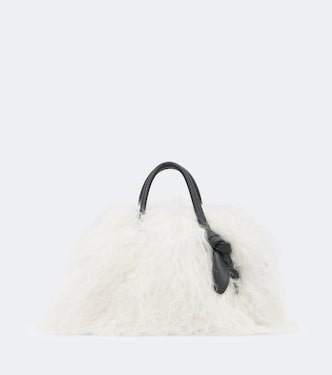 Turismo Small shearling bowling bag | Jacquemus
