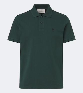 Ami De Cœur cotton piqué polo shirt | Ami Paris