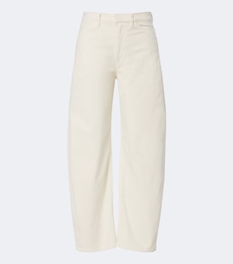 Tribeca cotton-blend corduroy barrel-leg pants | Nili Lotan