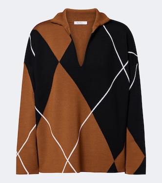 Argyle virgin wool sweater | Max Mara