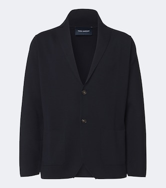 Knitted wool blazer | Thom Sweeney