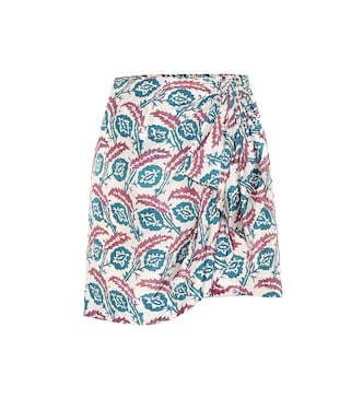 Minifalda Renzia de seda estampada | Isabel Marant