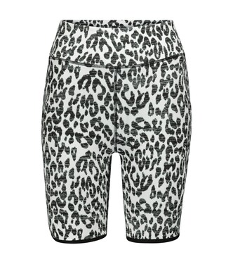 Dance leopard-print biker shorts | The Upside