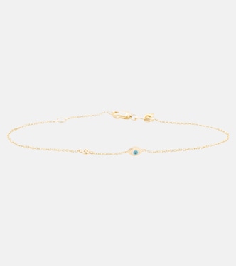 Evil Eye Mini 14kt gold bracelet | Sydney Evan