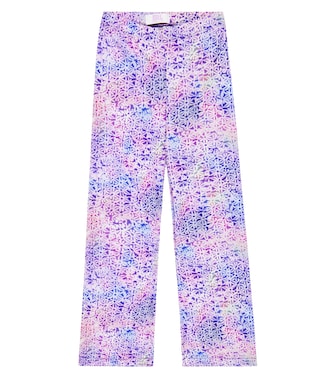 Printed high-rise flared pants | ERL Kids