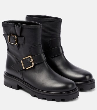 Youth II leather ankle boots | Jimmy Choo