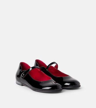 Melodie patent leather ballet flat | Christian Louboutin Kids