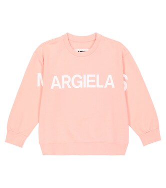 Sweatshirt aus Baumwoll-Jersey mit Logo | MM6 Maison Margiela Kids