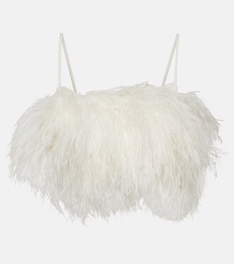 Top de mariée raccourci Plume | Rebecca Vallance